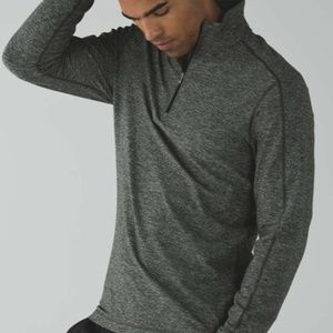 Lululemon Surge Warm 1/2 Zip Silver